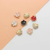20pcs Flower Charms Drop Oil Charm Plant Pendant for DIY Bracelet Necklace