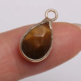5Pcs Stone Water Drop Necklace Pendants for Jewelry Making