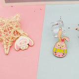 10pcs Rabbit Charms Enamel Charm Pendants Jewelry Making YZ767