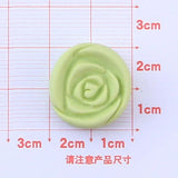 Colorful Resin Flower Cabochons 20pcs - Girls Hairclip Scrapbooking Resins
