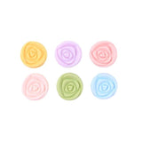 Colorful Resin Flower Cabochons 20pcs - Girls Hairclip Scrapbooking Resins
