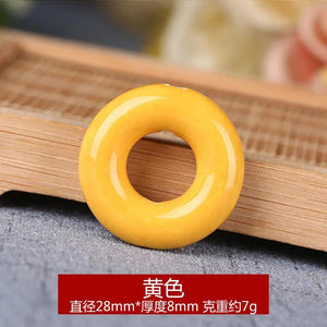 10pcs Colorful Ceramic Round Charm for Jewelry Making DIY