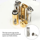 Stainless Steel Cremation Urn Pendant Perfume Vial Glass Tube