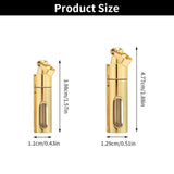 Stainless Steel Cremation Urn Pendant Perfume Vial Glass Tube