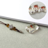 Christmas Santa Claus Cremation Jewelry for Ashes Keychain
