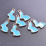 50 Pcs Rabbit Pendants for DIY Jewelry Making Supplies