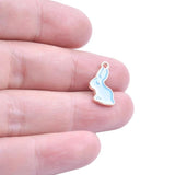 50 Pcs Rabbit Pendants for DIY Jewelry Making Supplies