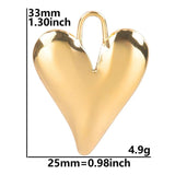 5pcs Stainless Steel Lock Charms Rainbow Heart Pendant Jewelry Making