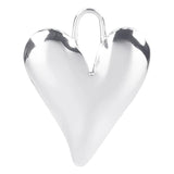 5pcs Stainless Steel Lock Charms Rainbow Heart Pendant Jewelry Making