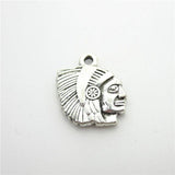 20pcs Indian Charms Dangle Charms Lobster Clasp Macroporous Beads DIY Jewelry
