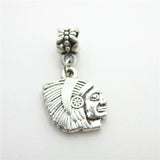 20pcs Indian Charms Dangle Charms Lobster Clasp Macroporous Beads DIY Jewelry