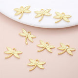 Dragonfly Charm Metal Accessories DIY Jewelry Making Pendant Bracelet Necklace