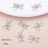 Dragonfly Charm Metal Accessories DIY Jewelry Making Pendant Bracelet Necklace