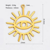 DIY Brass Electroplating Multi-color Devil Pendant Necklace Accessory