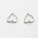 Hollow Heart Charms Pendant 10PCS/lot DIY Necklace Making Jewelry Findings