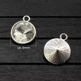 10Pcs Birthstone Crystal Charms for Jewelry Making Necklace Bracelet