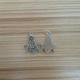 10pcs Antique Masonic Mason Symbol Charms for Jewelry Making