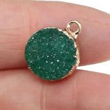 3 PCS Agates Pendant Charm Mixed DIY for Jewelry Making 12x16mm