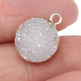 3 PCS Agates Pendant Charm Mixed DIY for Jewelry Making 12x16mm