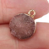 3 PCS Agates Pendant Charm Mixed DIY for Jewelry Making 12x16mm