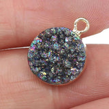 3 PCS Agates Pendant Charm Mixed DIY for Jewelry Making 12x16mm