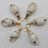 Natural Shell Pendant Snails Conch Charms Jewelry Making DIY Accessories