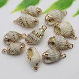 Shell Pendant Snail Conch Charms for Jewelry Making 1-2cm