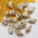 Shell Pendant Snail Conch Charms for Jewelry Making 1-2cm