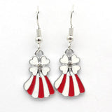 20Pcs Noble Skirt Charms Enamel Pendants for Jewelry Making