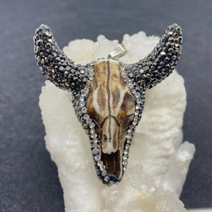 Coffee Cow Head Acrylic Pendant Necklace for DIY Jewelry Making