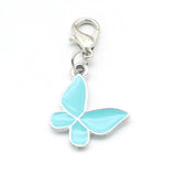 20Pcs Butterflies Charms Enamel Pendants for Jewelry Making Earrings Necklace