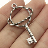 10pcs Metal Frame Charms 46x29mm Antique Silver/Bronze DIY Jewelry