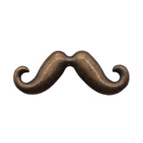 10pcs Antique Bronze Beard Charms for Jewelry Making