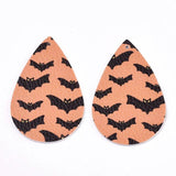 10 Pcs Halloween Teardrop Pendants Double Sided Charms for Jewelry Making