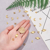 25Pcs Space Theme Alloy Epoxy Mold Cabochons Slime Charms for Jewelry Making