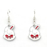 20Pcs Animal Rabbit Charms for Jewelry Making Earrings Necklace