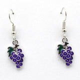 20pcs Enamel Grape Charms for Jewelry Making DIY Pendants Earrings Bracelets