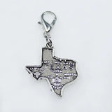 10pcs Colorado State Map Dangle Charms Lobster Clasp DIY Pendant Bracelets Charm