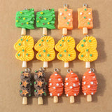 15pcs Mix Food Barbecue Resin Charms for Jewelry Making
