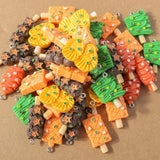 15pcs Mix Food Barbecue Resin Charms for Jewelry Making