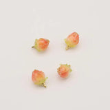 5Pcs Orange Resin Strawberry Charms Pendant DIY Jewelry Making