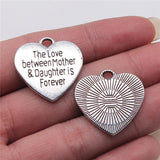 10pcs 25x25mm Heart Plate Charms for DIY Jewelry Making