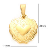 ZMFashion Lace Love Titanium Steel Pendant Jewelry
