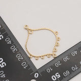 5Pcs Curved Pendant Charms Zinc Alloy Jewelry Diy Material Accessories
