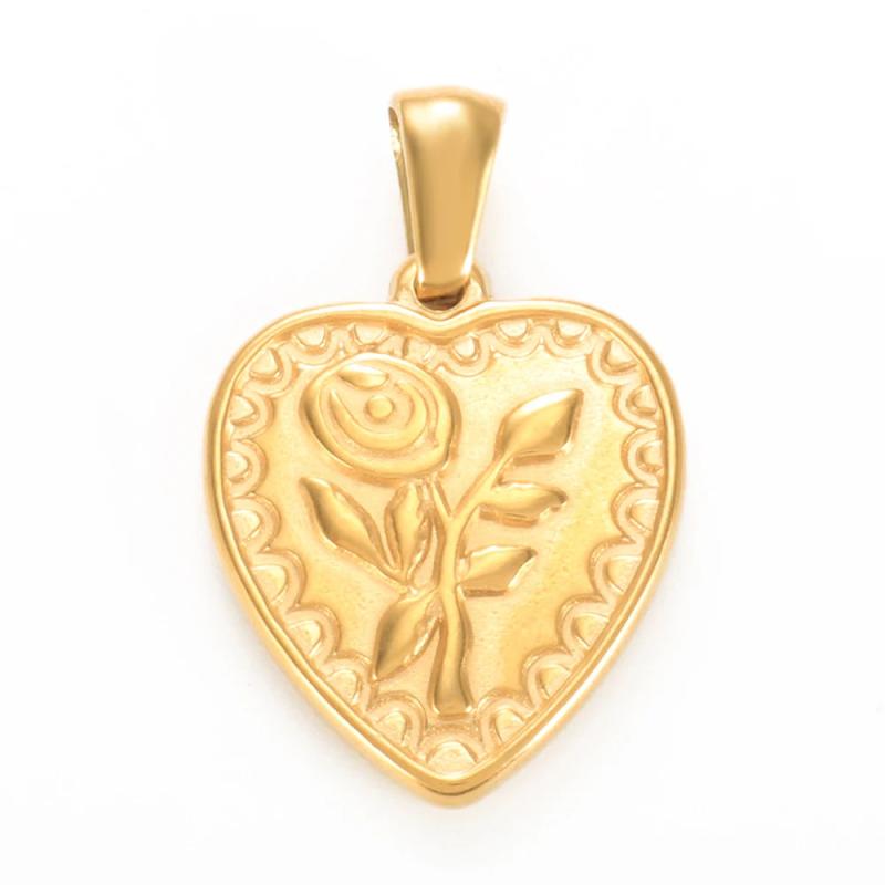 Love Pendant Stainless Steel DIY Charms for Jewelry Making