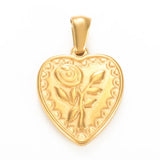 Love Pendant Stainless Steel DIY Charms for Jewelry Making