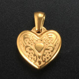 Love Pendant Stainless Steel DIY Charms for Jewelry Making