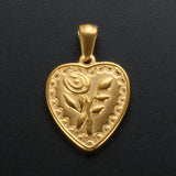 Love Pendant Stainless Steel DIY Charms for Jewelry Making