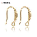 14k Plated Earring Hooks Brass Earwires DIY Findings