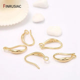 14k Plated Earring Hooks Brass Earwires DIY Findings